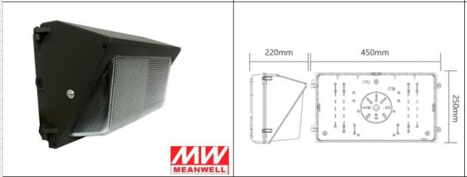 Luce all'aperto calda della parete di bianco 120W LED con 5 anni di garanzia, illuminazione principale del pacchetto della parete esterna